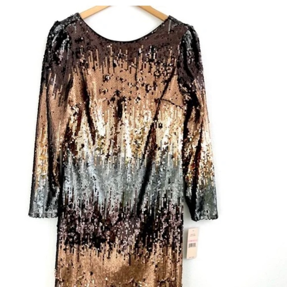 NWT NANNETTE LEPORE SEQUIN DRESS - Picture 4 of 4